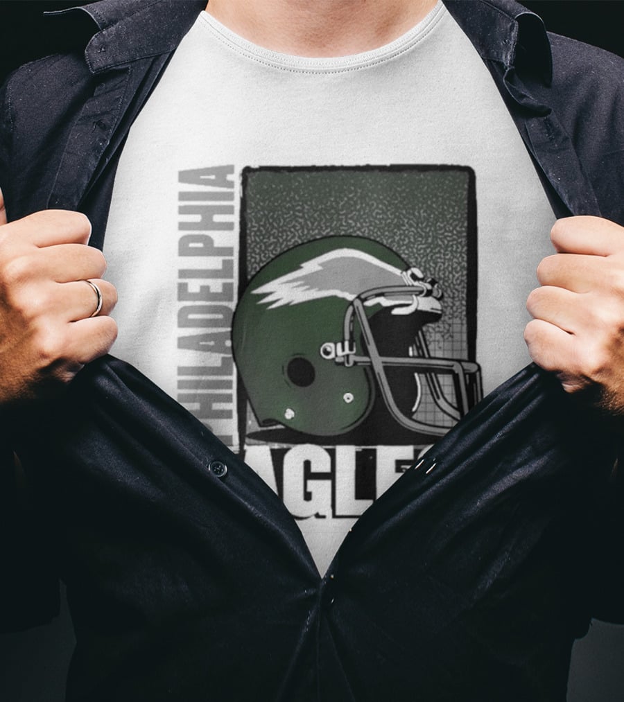 Philadelphia Eagles 2026 Season Helmet Football T-Shirt