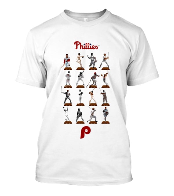 Philadelphia Phillies Legends Baseball Hall Of Fame Moments T-Shirt