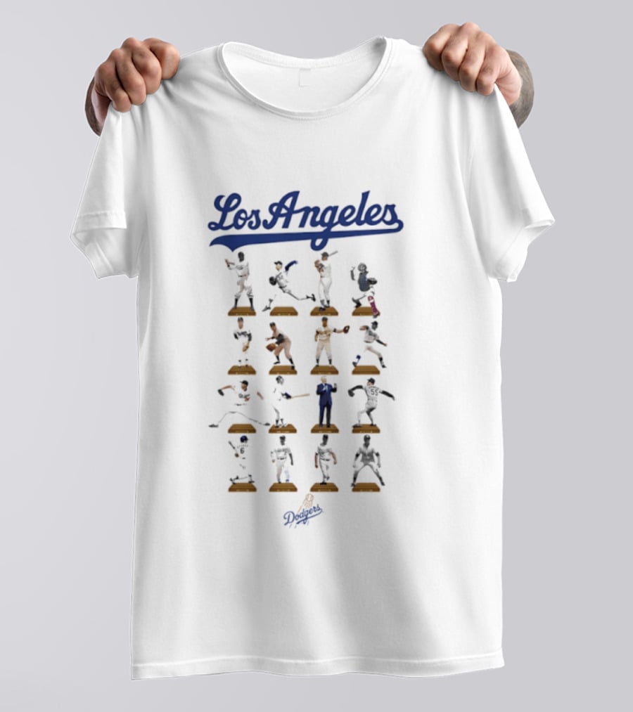 Los Angeles Dodgers Baseball Legends Hall Of Fame Moments T-Shirt