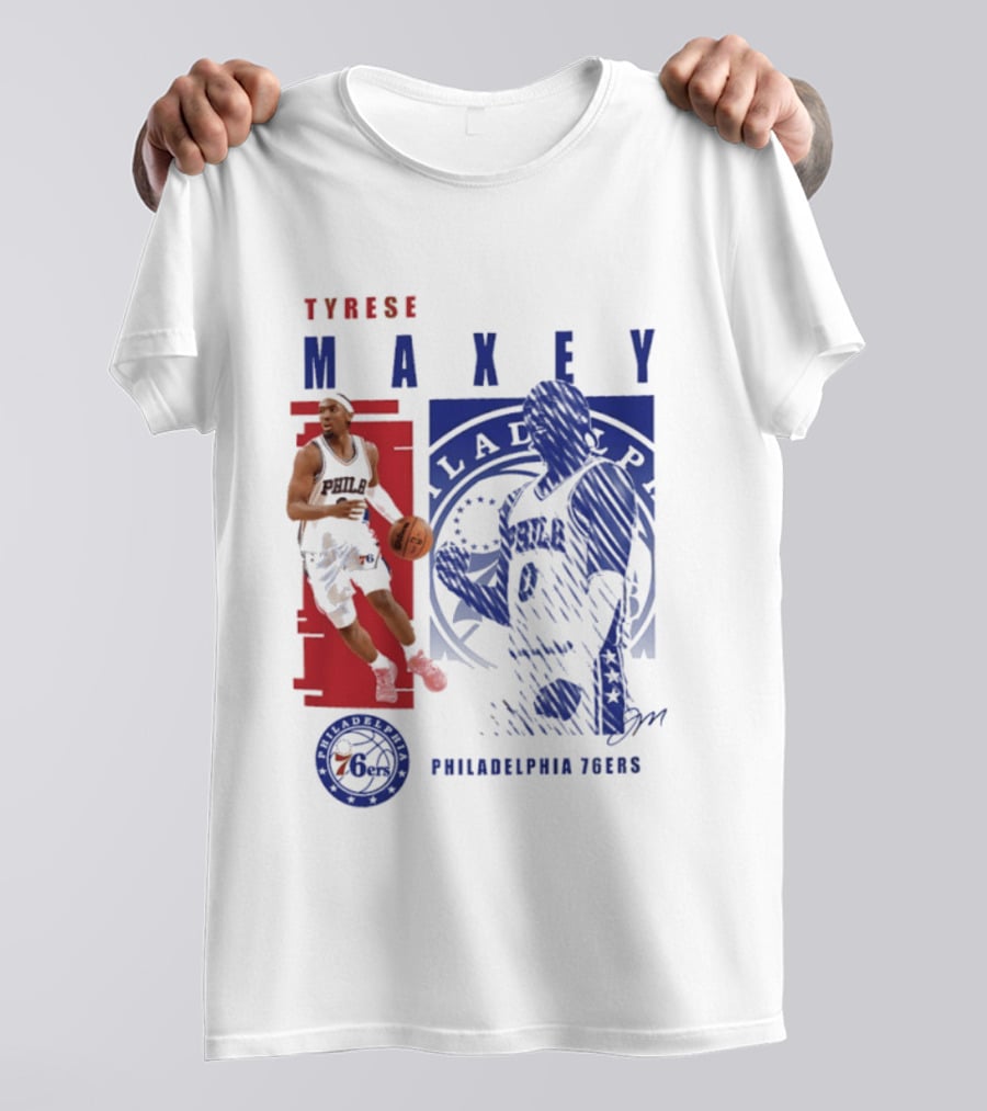 Tyrese Maxey Philadelphia 76ers NBA Highlights 2026 T-Shirt