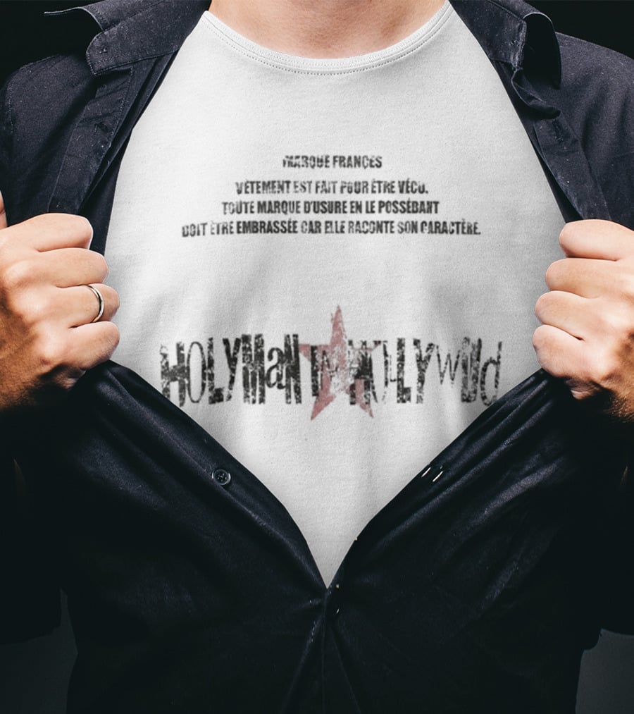 Hudson Williams HolyMan HollyWild Estrela Sem Remorso Com Força Própria T-Shirt