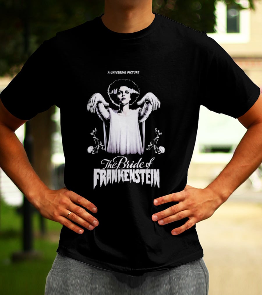 A Universal Picture The Bride Of Frankenstein Purple T-Shirt