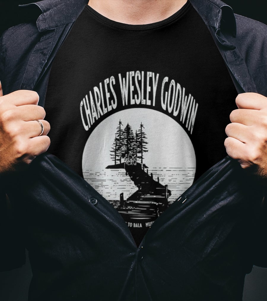 Charles Wesley Godwin 2025 Muskoka Tour Bala Ontario August 14 Key To Bala T-Shirt