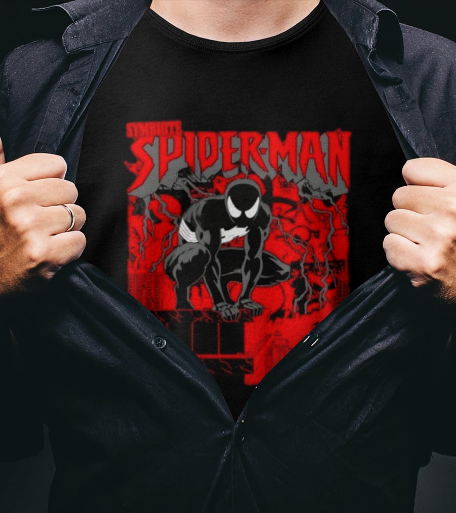 Symbiote Spider Man Marvel Venom Black Suit Comic T-Shirt