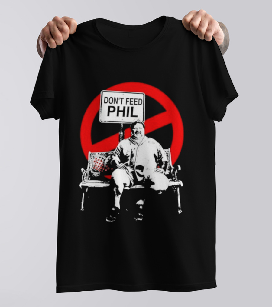 Viva La Bam MTV Reality TV Don't Feed Phil Bench Red Circle T-Shirt