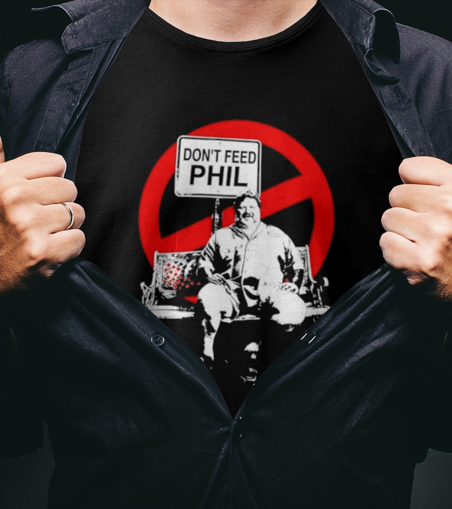 Viva La Bam MTV Reality TV Don't Feed Phil Bench Red Circle T-Shirt