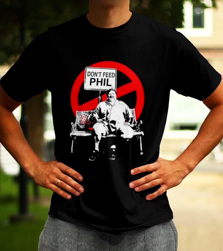 Viva La Bam MTV Reality TV Don't Feed Phil Bench Red Circle T-Shirt