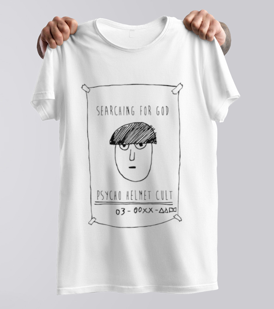 Psycho Helmet Cult Searching For God 03 000X AX50 T-Shirt