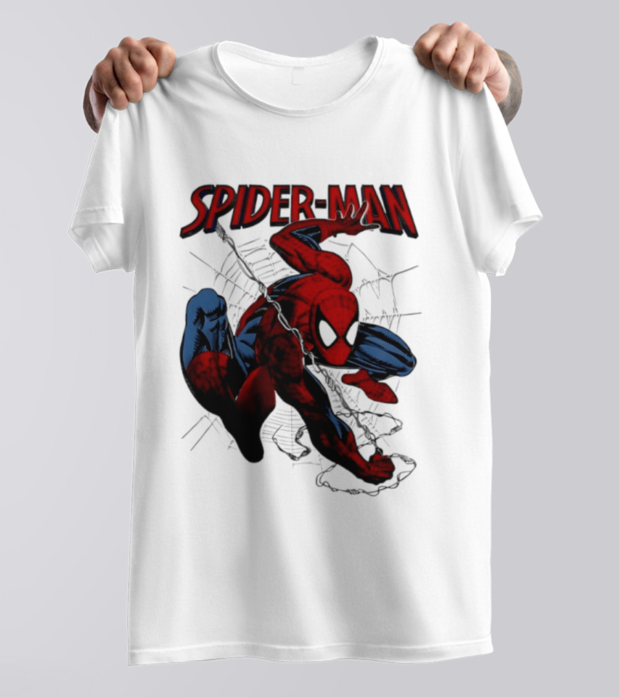 SPIDER MAN Marvel Superhero Man Spider Peter Parker Web Slinger T-Shirt
