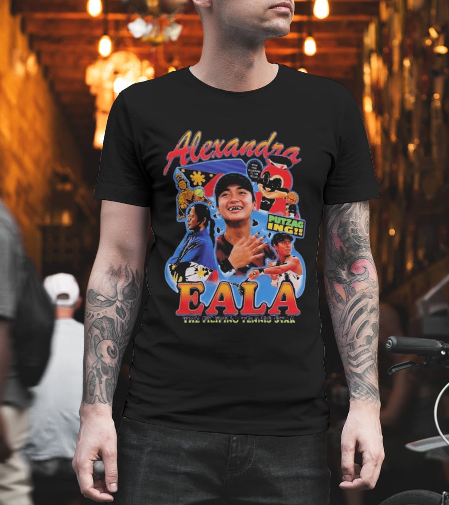 Alexandra Eala Filipino Tennis Star Putzag Ing! T-Shirt