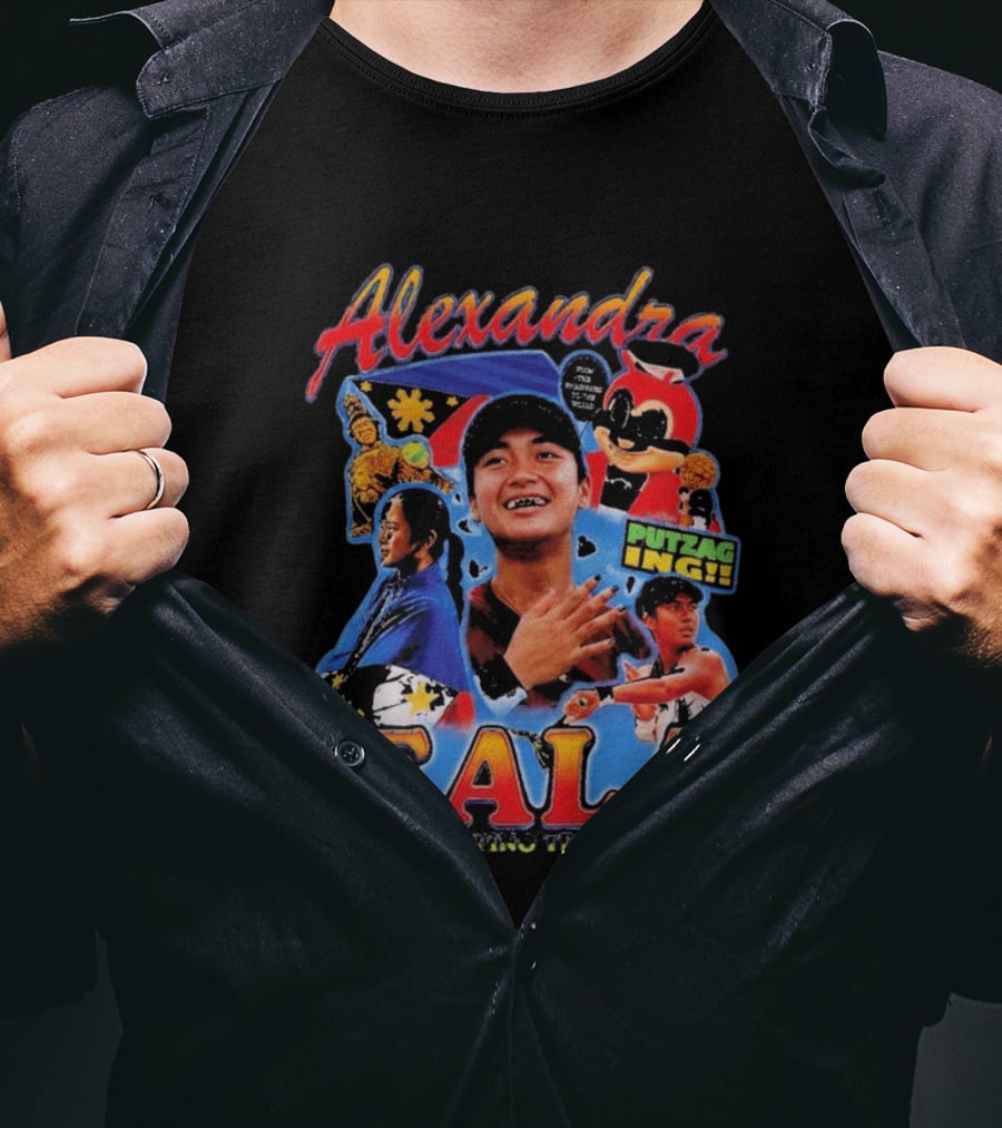 Alexandra Eala Filipino Tennis Star Putzag Ing! T-Shirt