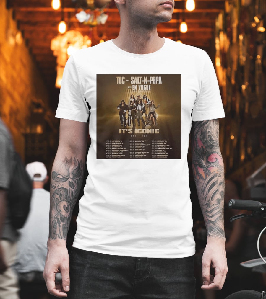 TLC Salt N Pepa En Vogue It's Iconic Tour Dates 2023 T-Shirt
