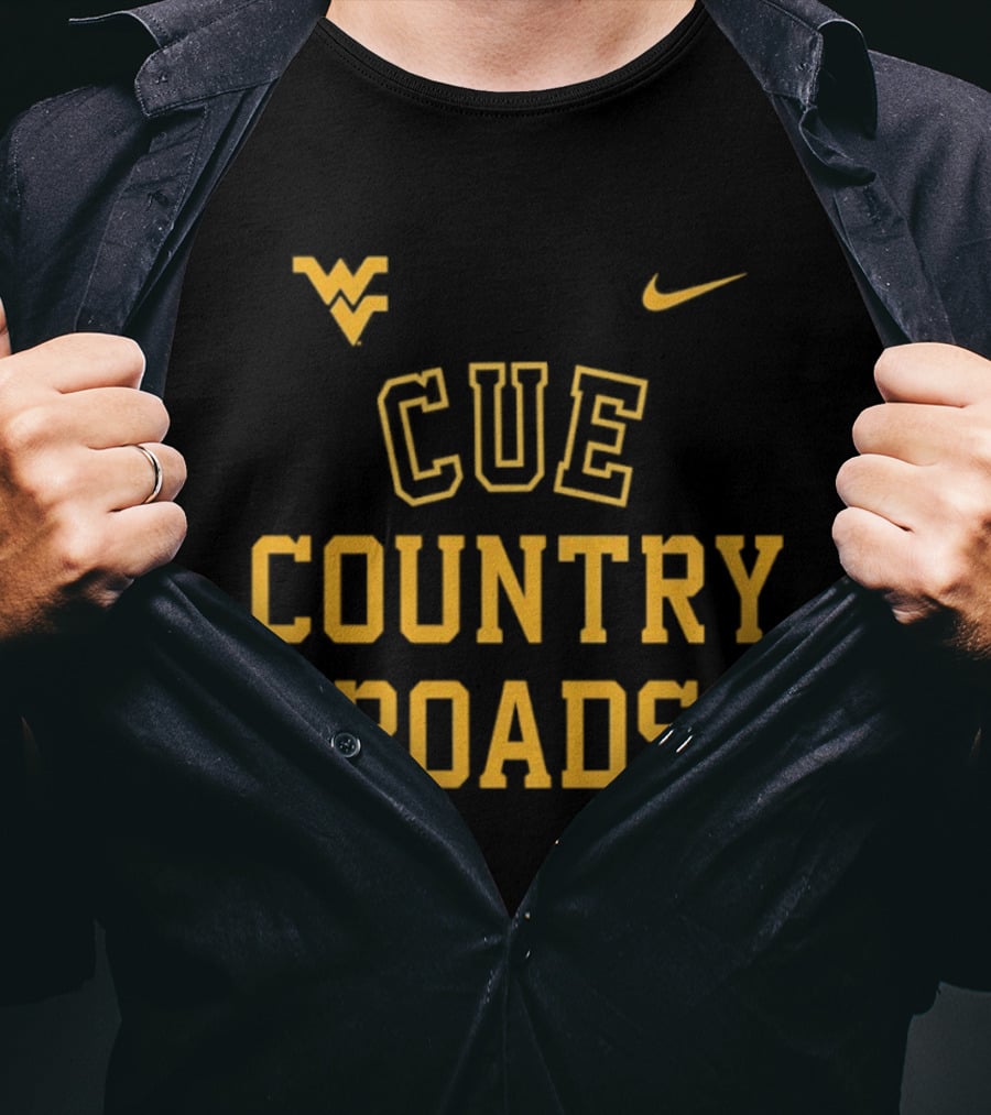 West Virginia Mountaineers CUE COUNTRY ROADS Nike T-Shirt