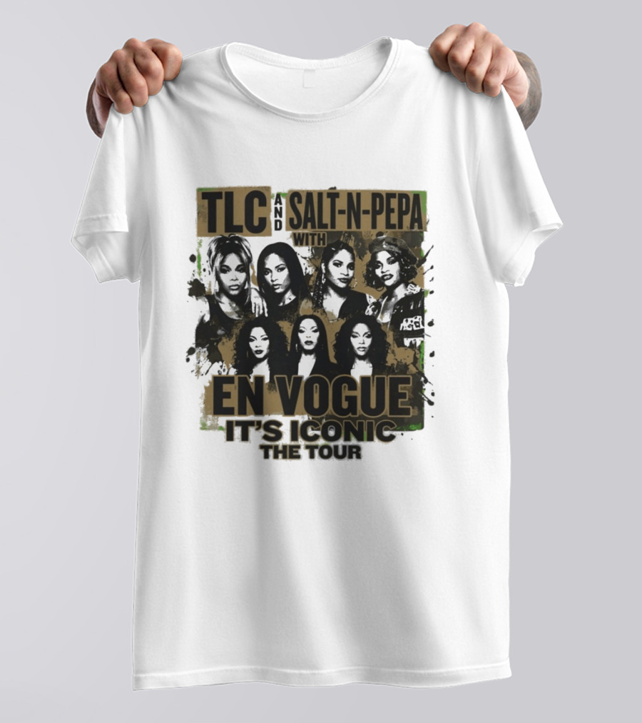 TLC Salt N Pepa With En Vogue It's Iconic The Tour T-Shirt