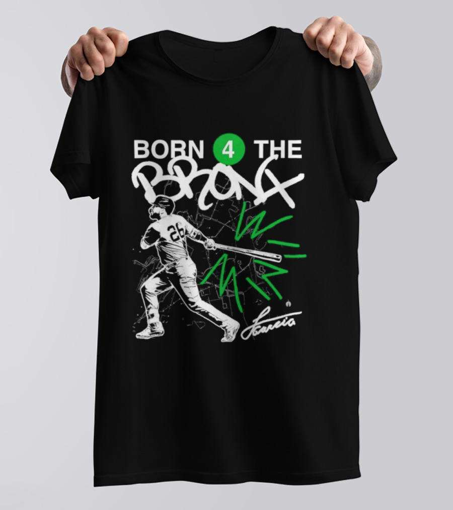 Born 4 The Bronx New York Yankees Luis Garcia Jr. Sports T-Shirt