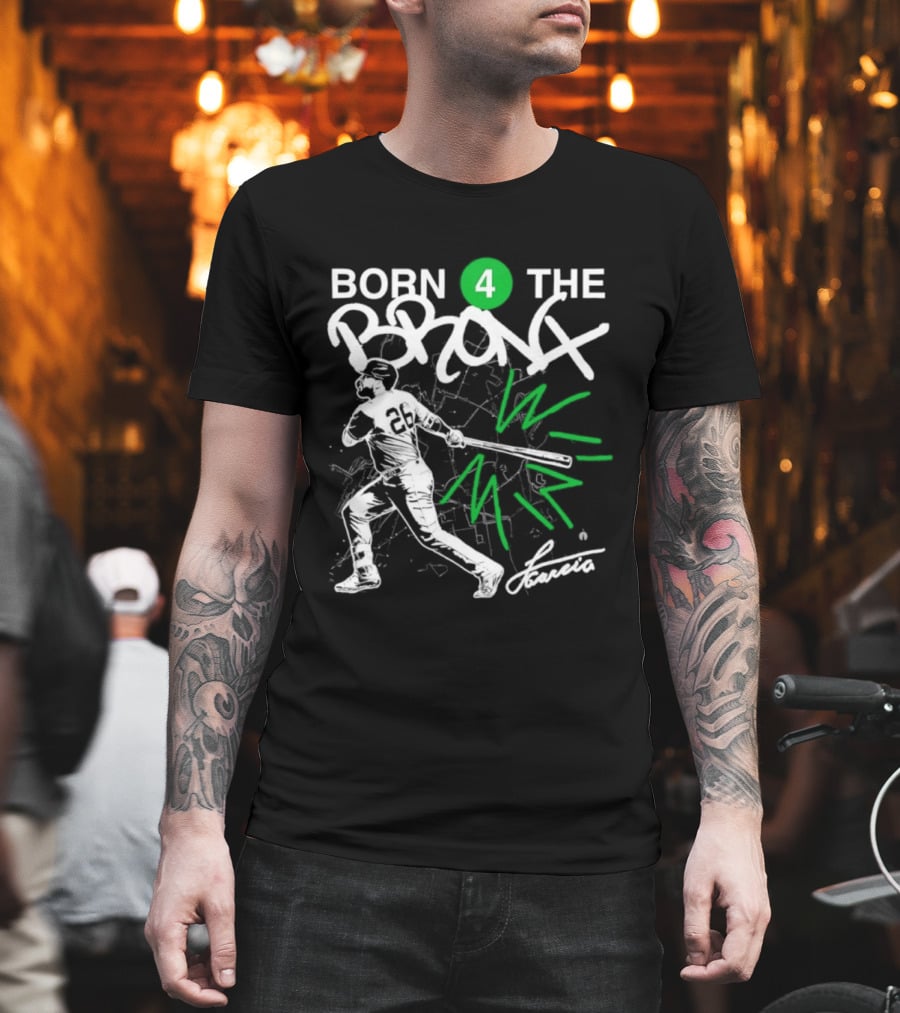 Born 4 The Bronx New York Yankees Luis Garcia Jr. Sports T-Shirt