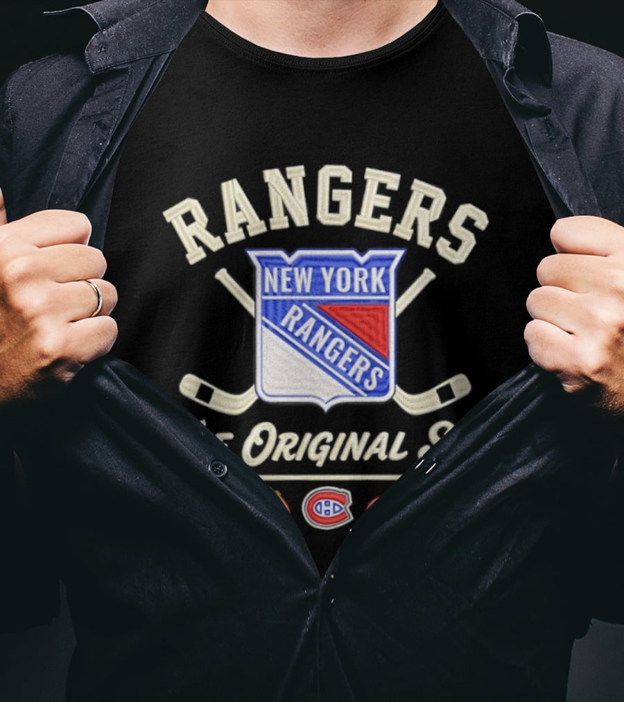 New York Rangers The Original Six NHL Hockey Iconic Teams T-Shirt