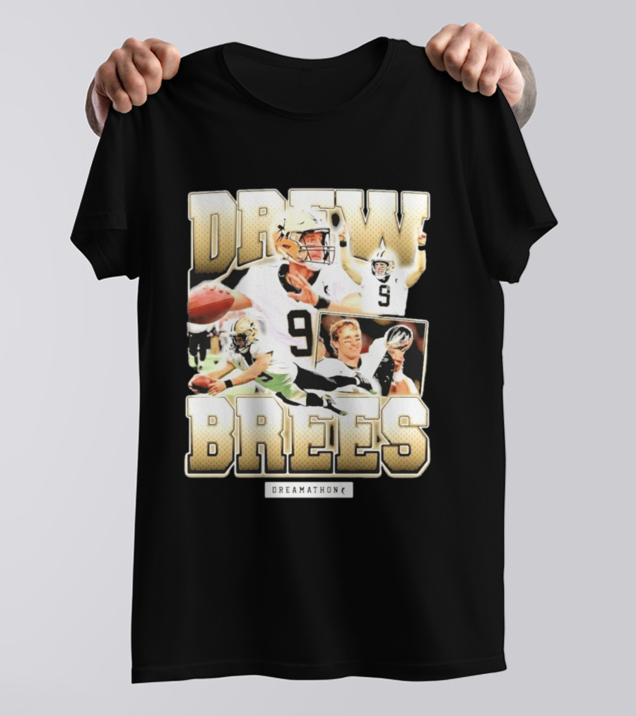 Drew Brees New Orleans 9 Dreamathon T-Shirt