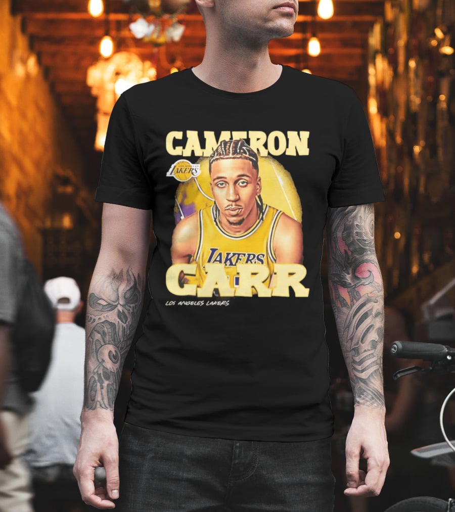 Cameron Carr Los Angeles Lakers NBA 2026 Airbrush T-Shirt
