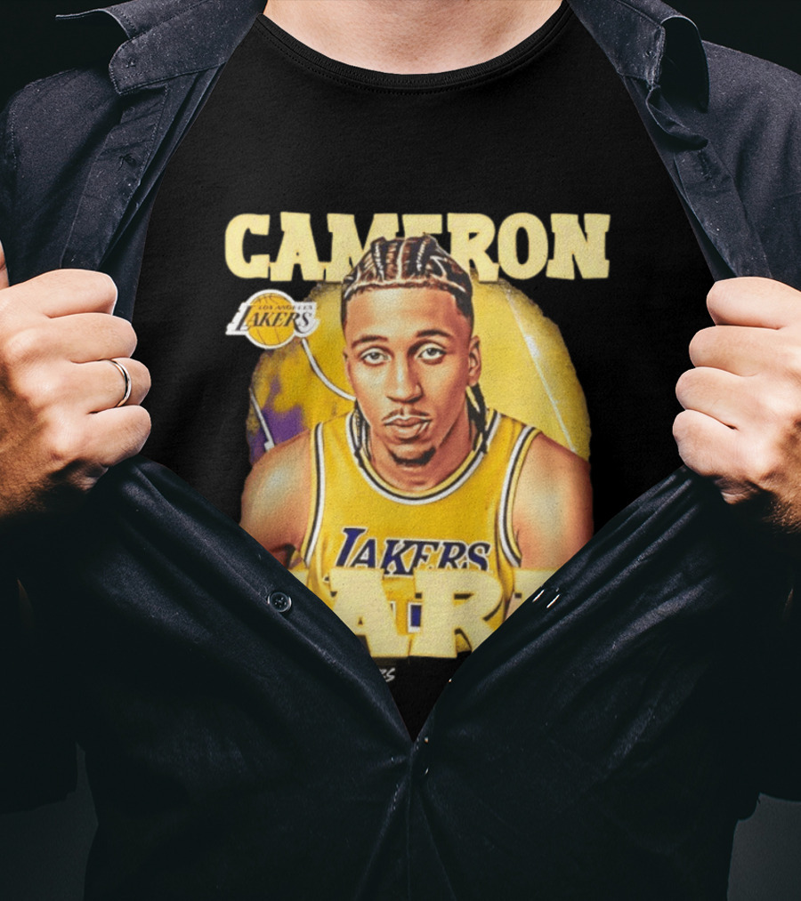 Cameron Carr Los Angeles Lakers NBA 2026 Airbrush T-Shirt