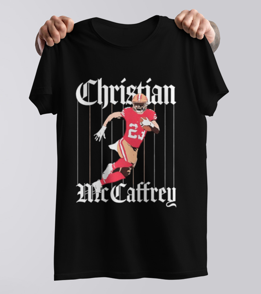 Christian McCaffrey 23 San Francisco 49ers Running Back T-Shirt
