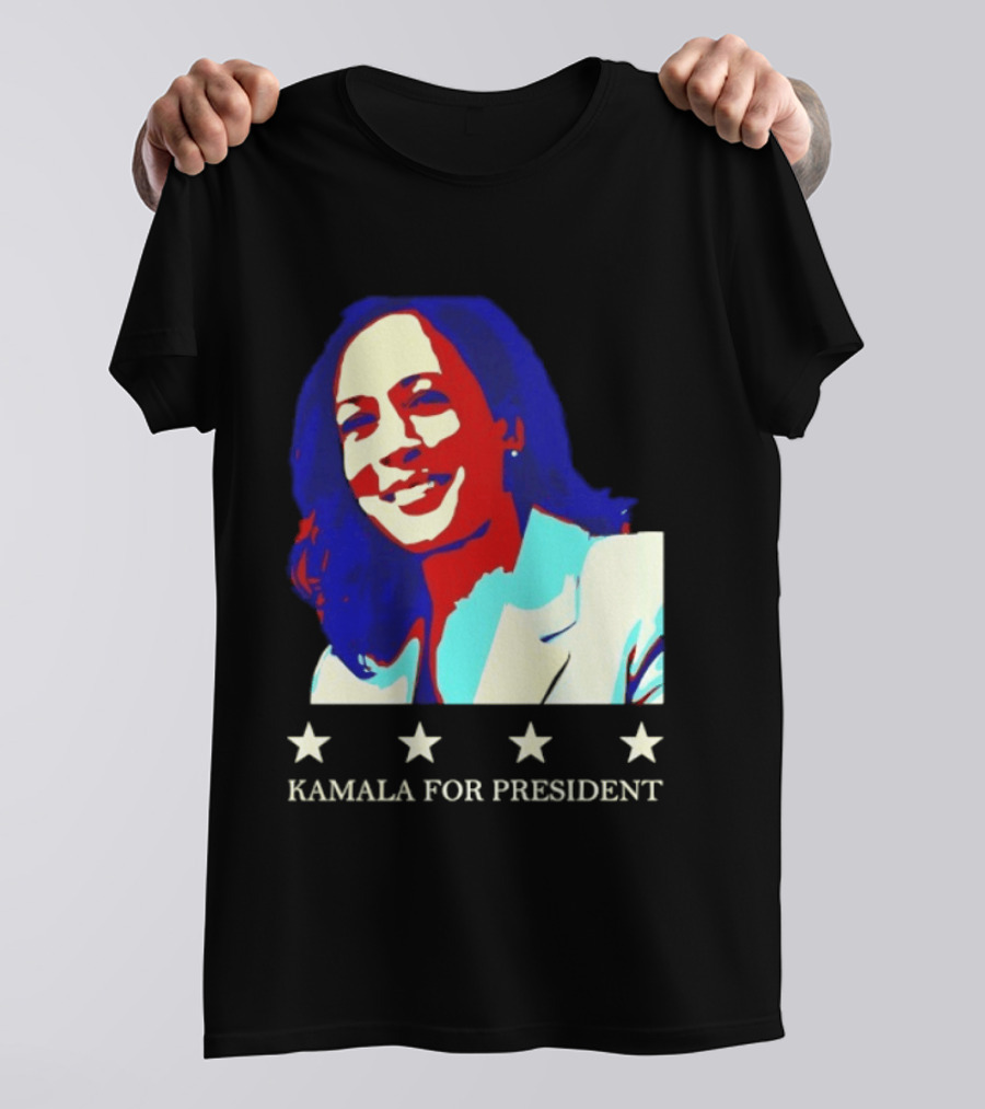 Kamala Harris Kamala For President Presidential Campaign Stars T-Shirt