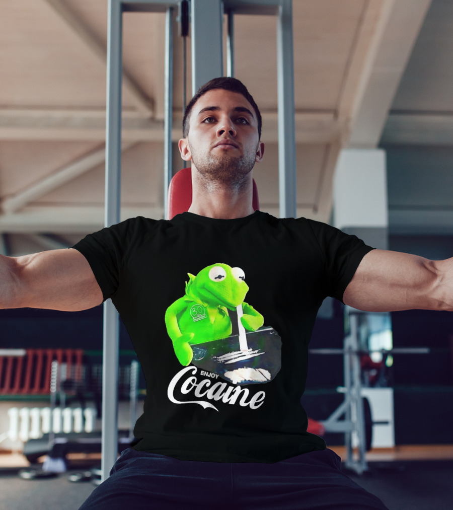 Kermit The Frog Enjoy Cocaine Muppets T-Shirt