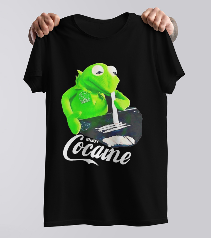 Kermit The Frog Enjoy Cocaine Muppets T-Shirt