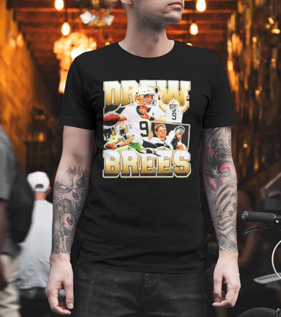 Drew Brees 9 New Orleans Saints Legend T-Shirt