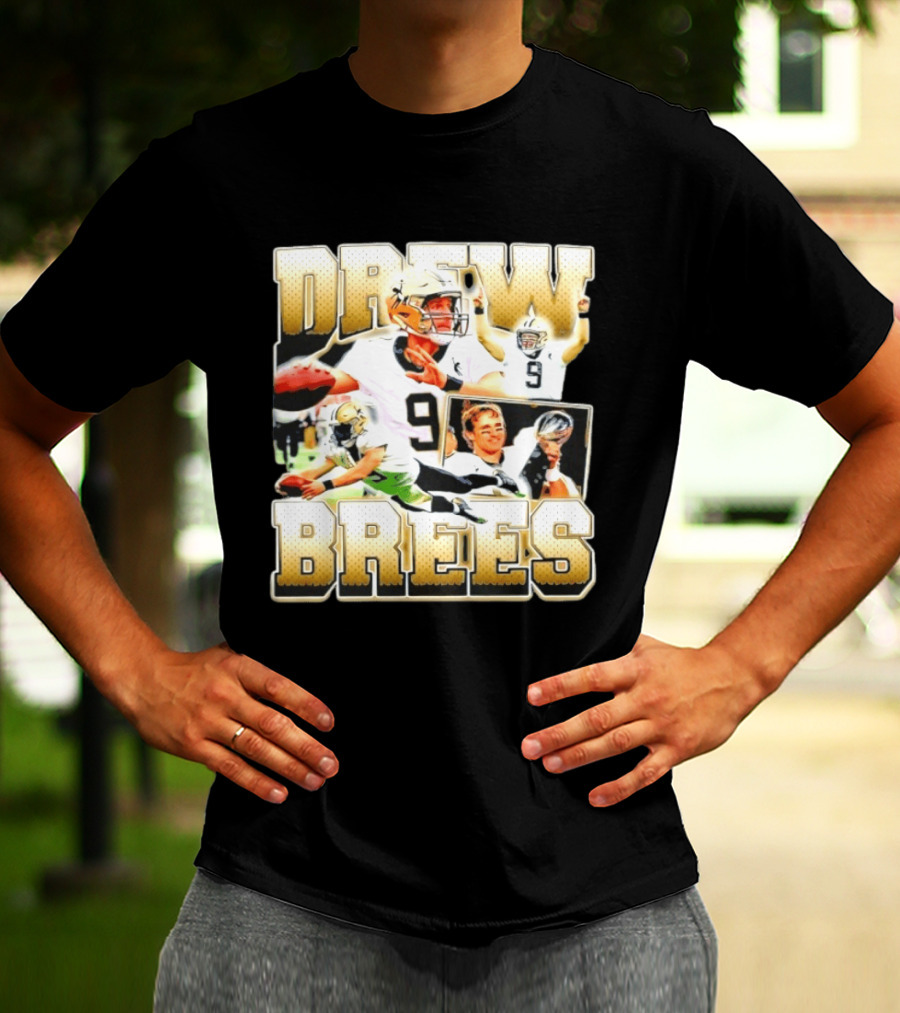 Drew Brees 9 New Orleans Saints Legend T-Shirt