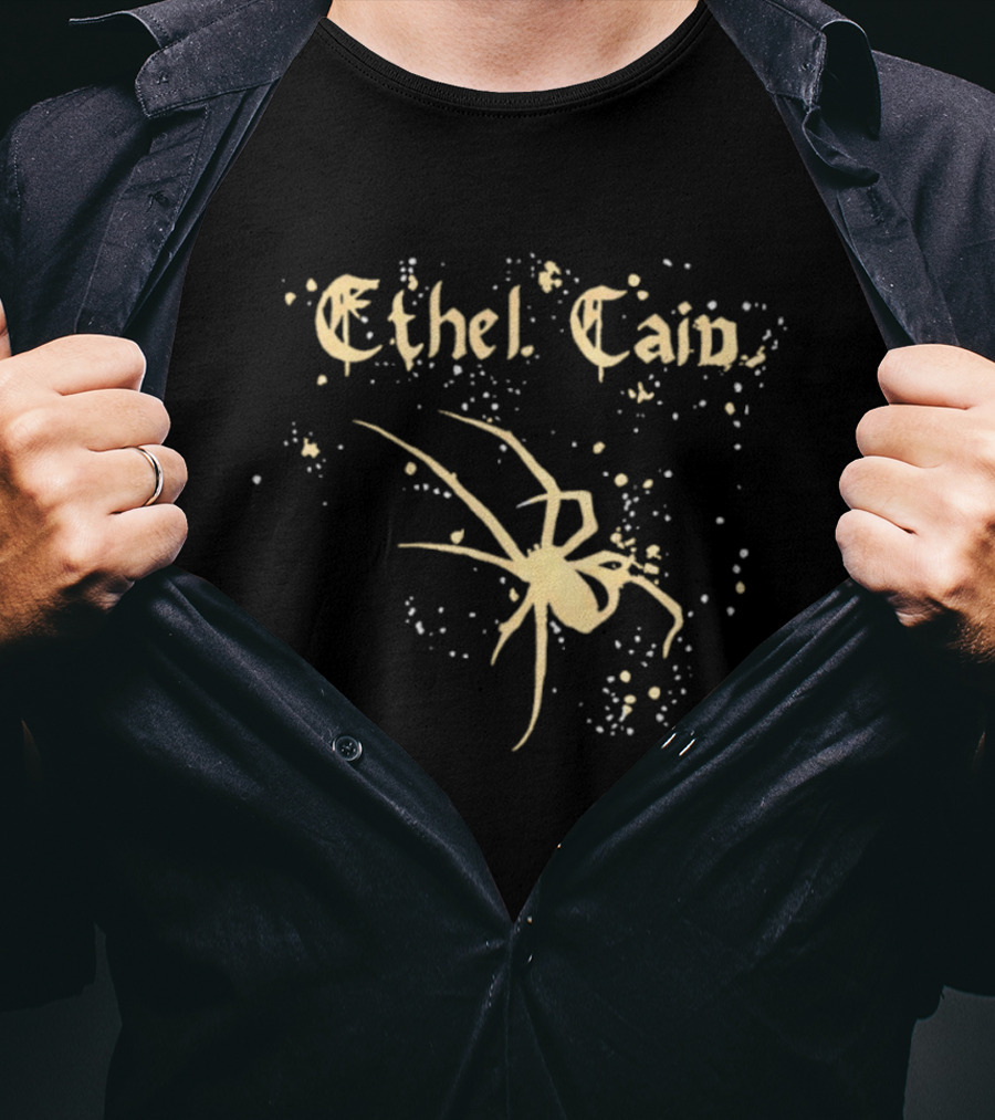 Ethel Cain Yellow Spider Gothic T-Shirt