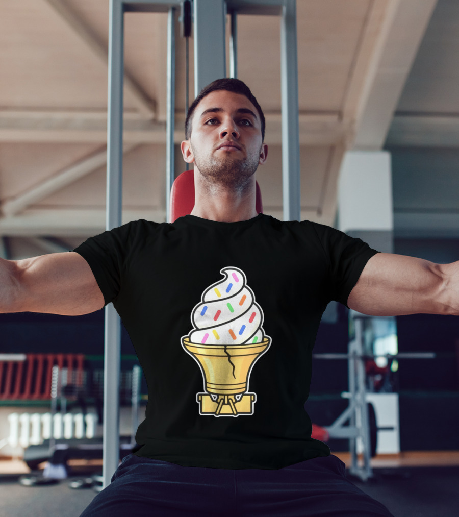 Liberty Bell Ice Cream Cone With Sprinkles Philly T-Shirt