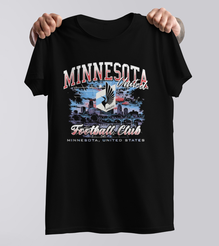 Minnesota United Football Club Minnesota United States Scenery T-Shirt