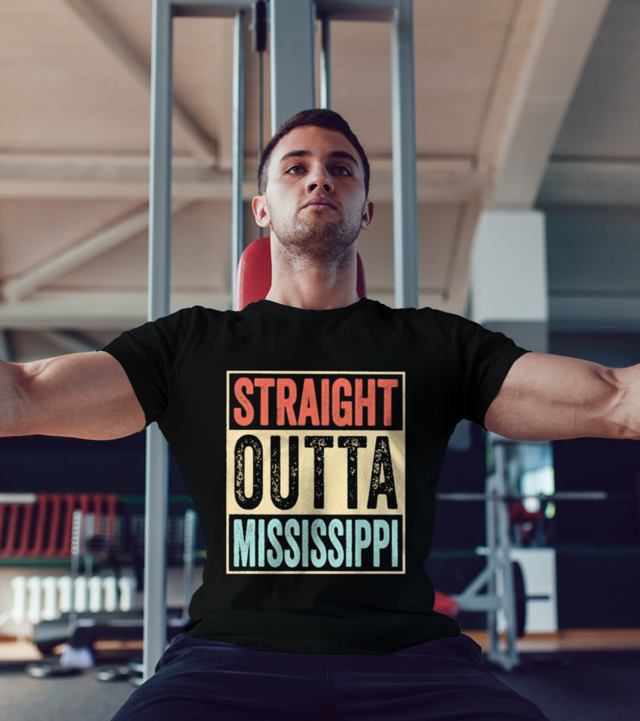 Straight Outta Mississippi Souvenir Performance T-Shirt