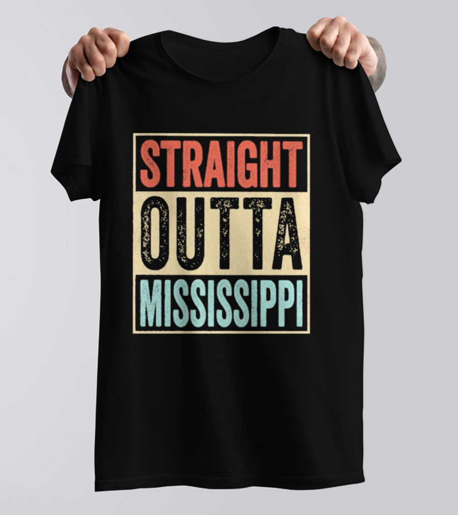 Straight Outta Mississippi Souvenir Performance T-Shirt