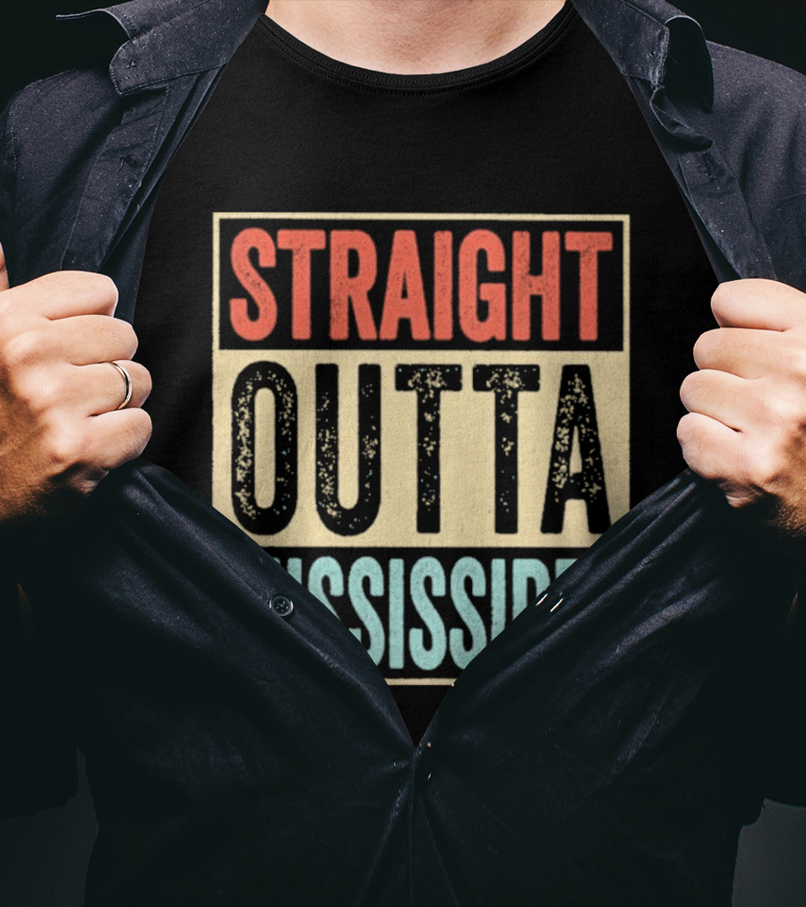 Straight Outta Mississippi Souvenir Performance T-Shirt