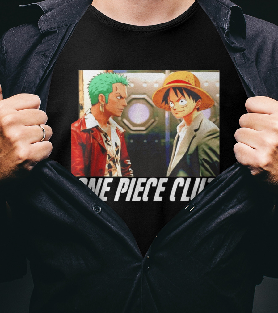 One Piece Club Roronoa Zoro Monkey D Luffy T-Shirt