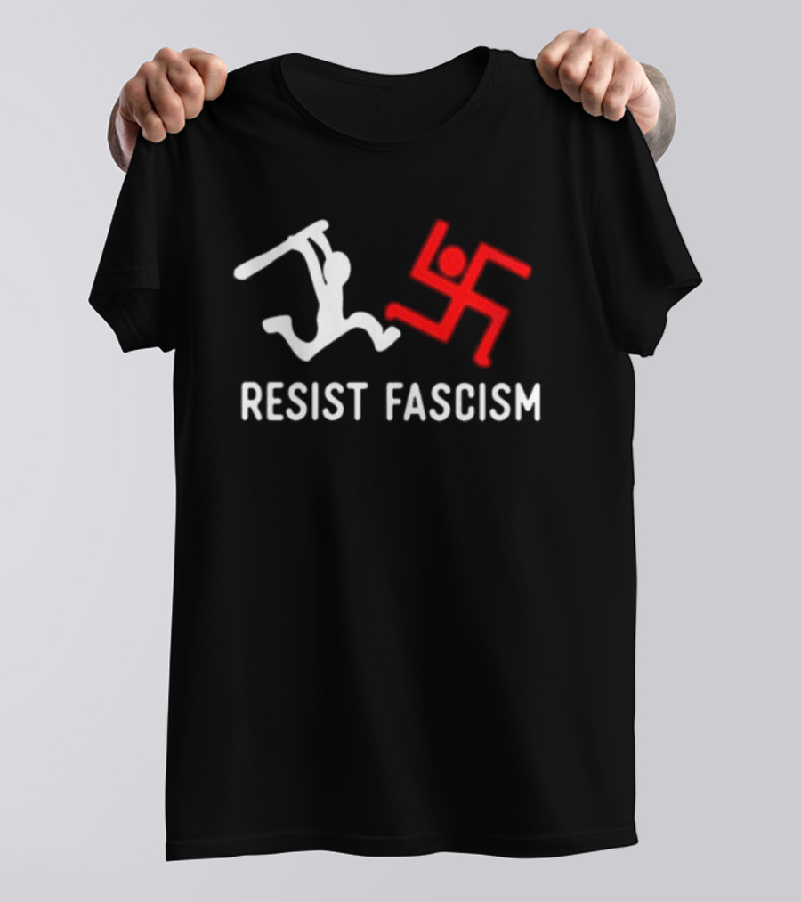 Resist Fascism Anti Nazi Anti Fascist Equality T-Shirt