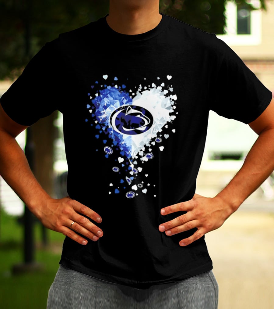 Penn State Nittany Lions 2026 NCAA Heart Diamond T-Shirt