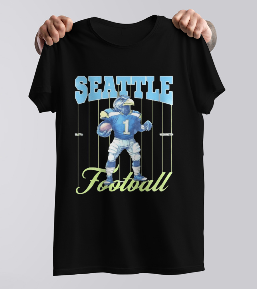 Seattle Seahawks 1 Seattle Washington Football Bird T-Shirt