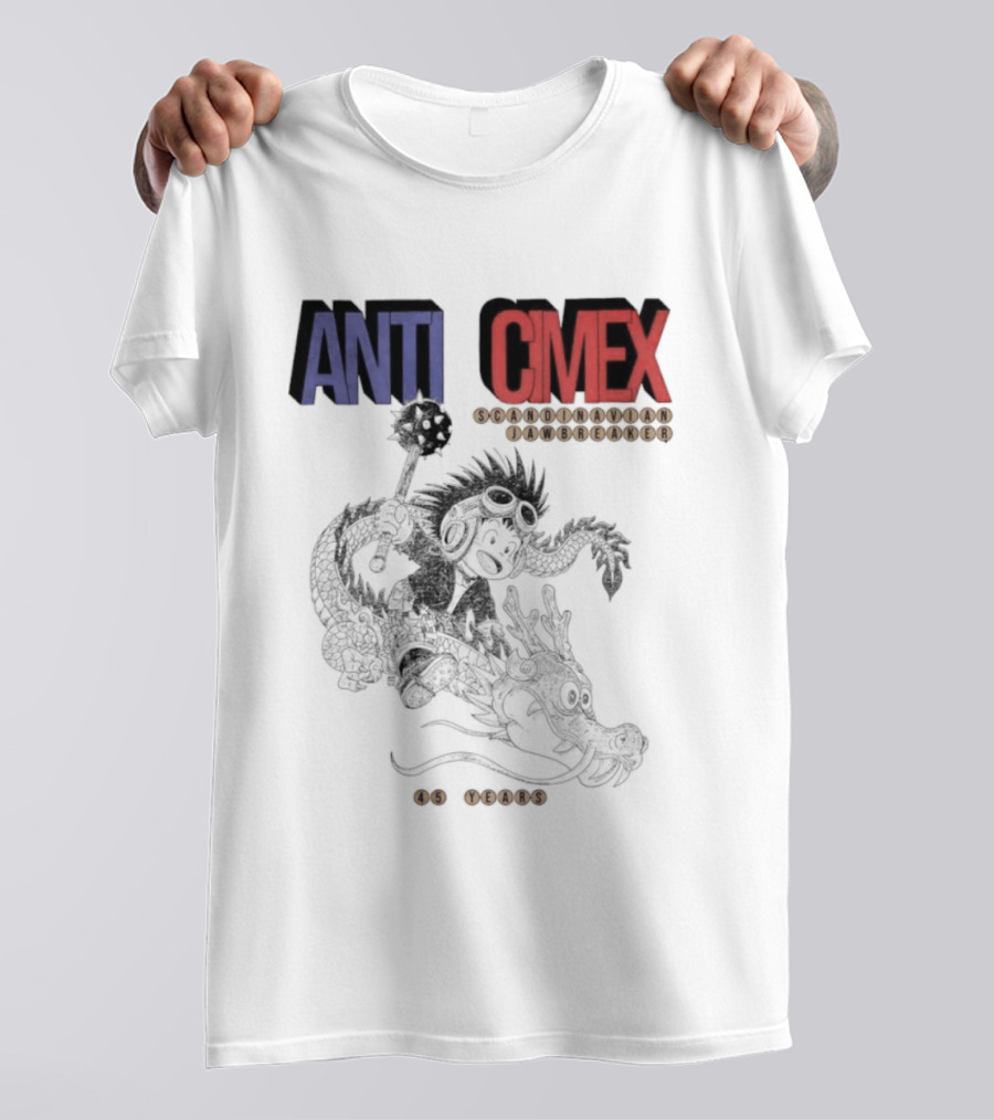 ANTI CIMEX Scandinavian Jawbreaker 45 Years Punk T-Shirt