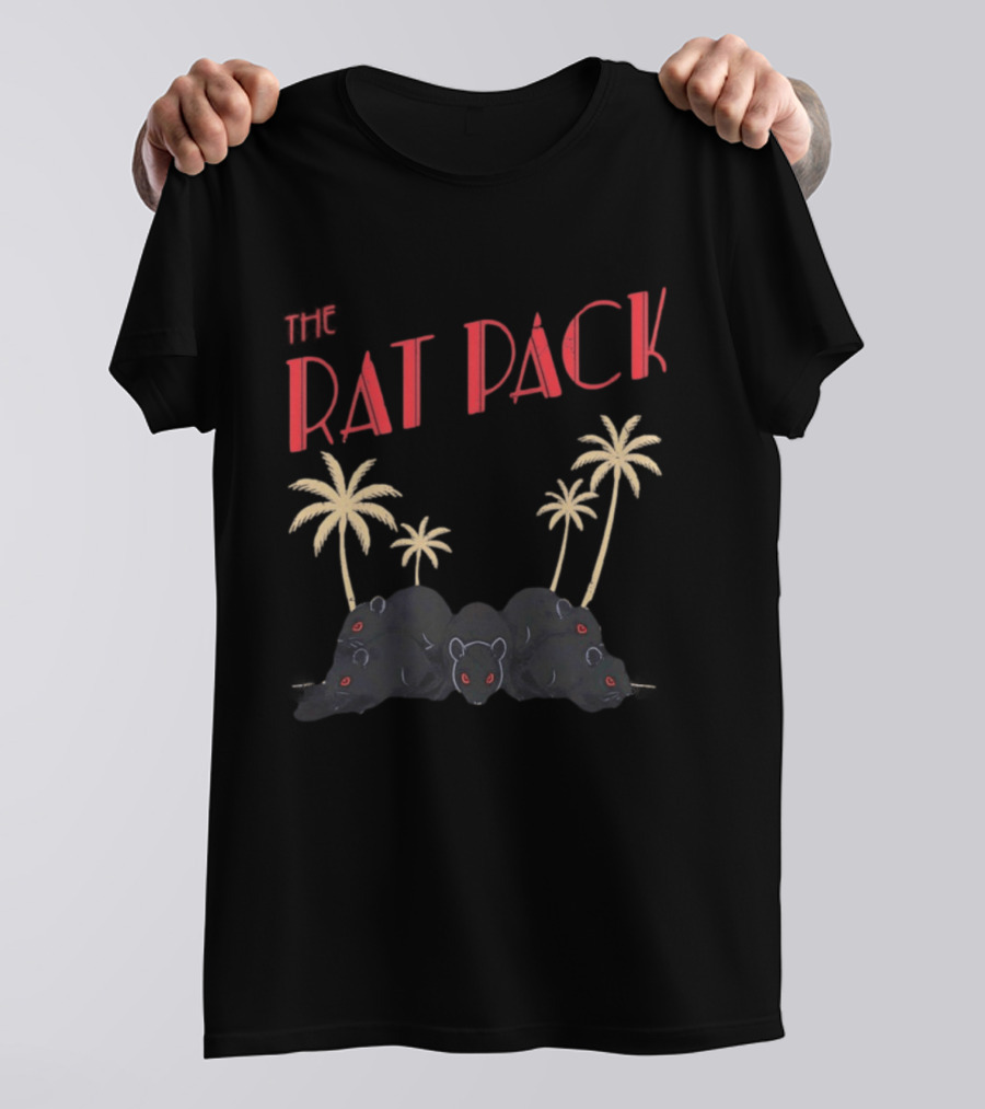 The Rat Pack Florida Panthers Hockey Team Vintage Rats And Palms T-Shirt