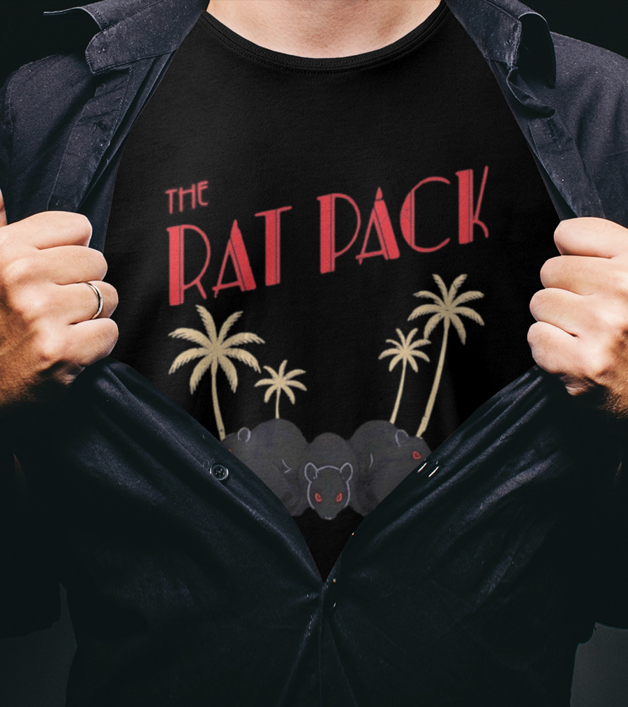 The Rat Pack Florida Panthers Hockey Team Vintage Rats And Palms T-Shirt