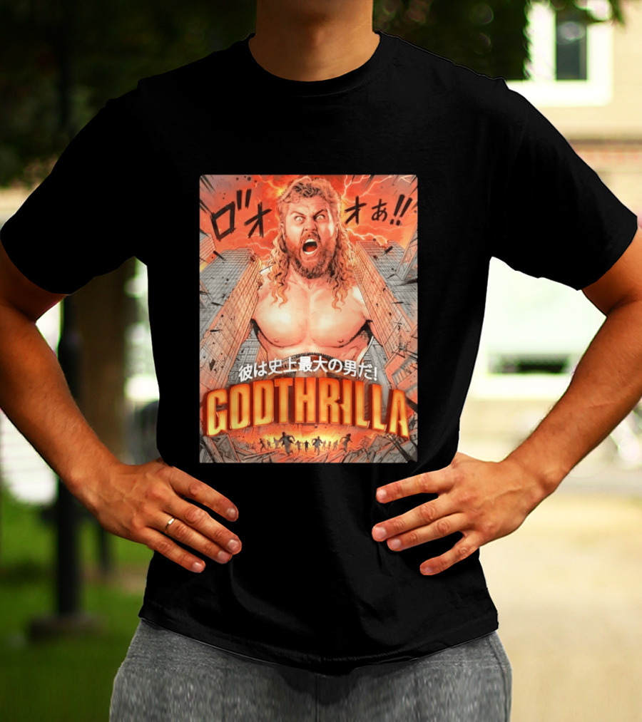 Thrillbilly Silas Mason Godthrilla Comic Style Explosion Scene T-Shirt