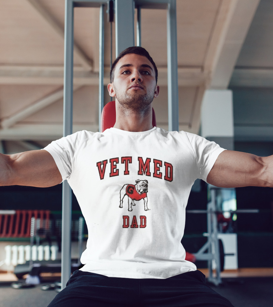 Vet Med Dad Bulldog G T-Shirt