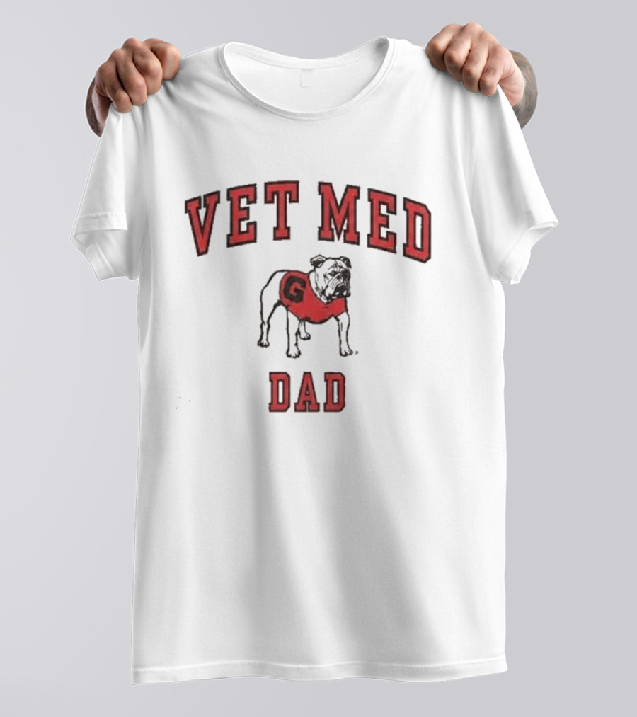 Vet Med Dad Bulldog G T-Shirt