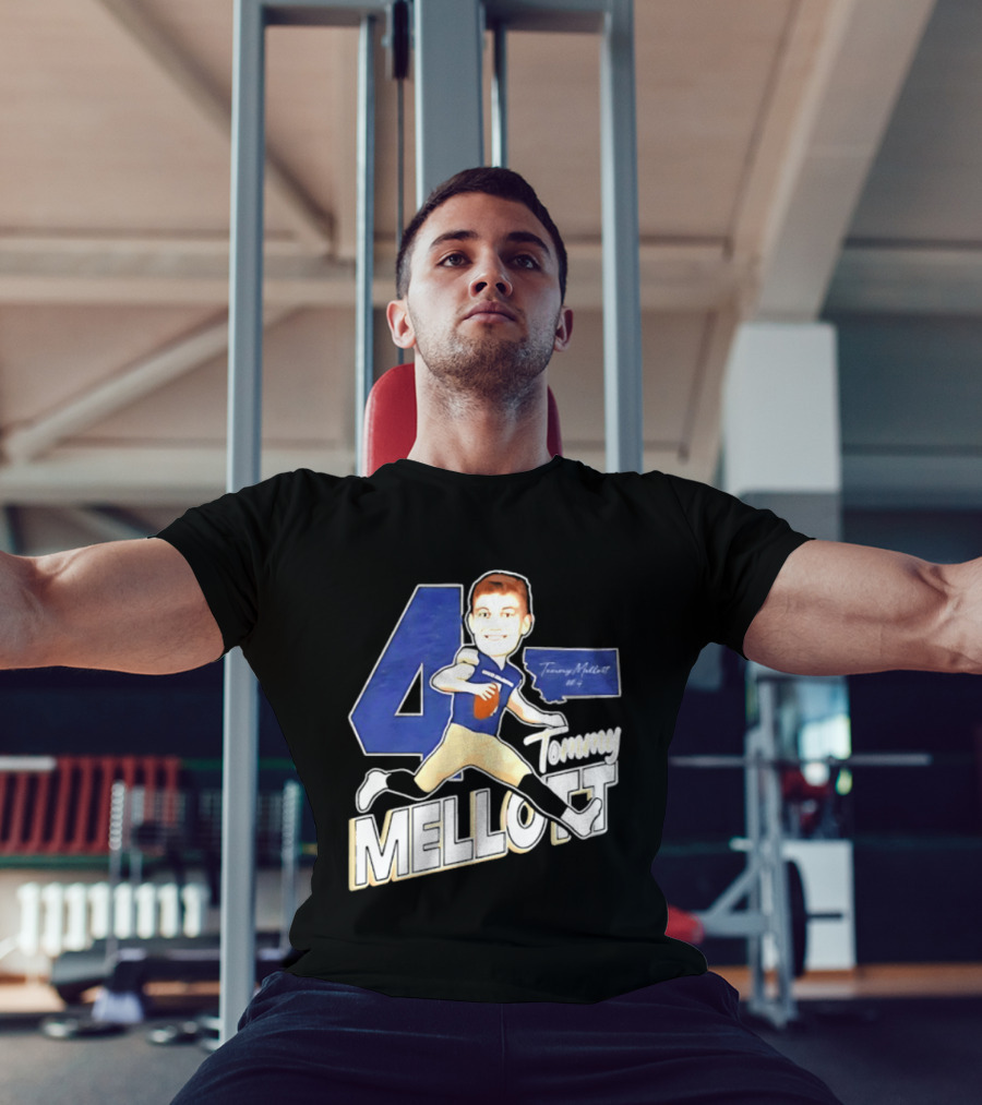 Tommy Mellott 4 Montana State Bobcats Caricature T-Shirt