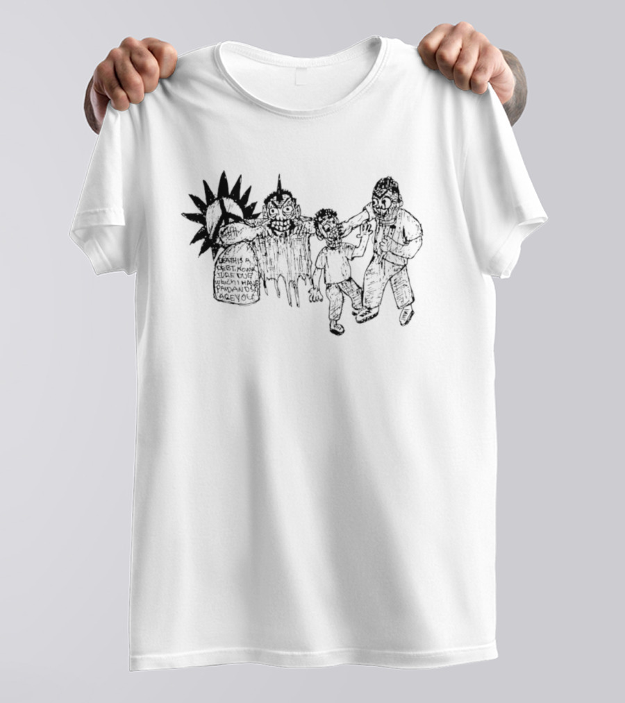 Death Is A Debt I Have Paid And So Are You Vintage Punk T-Shirt