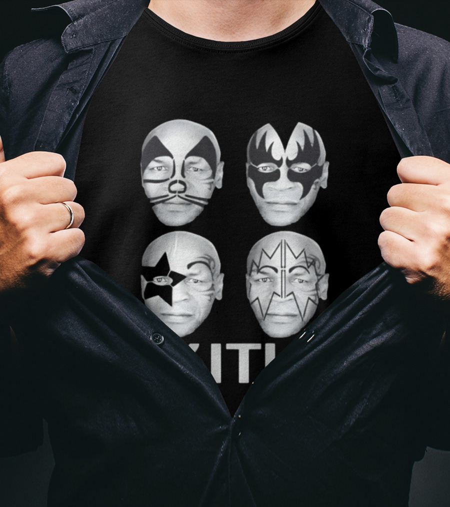 Kith Mike Tyson Kiss Band Face Paint Mashup Collection T-Shirt