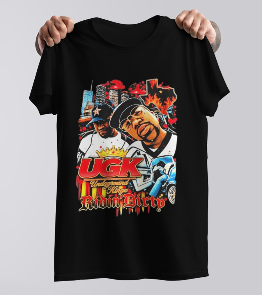 UGK Underground Kingz Ridin' Dirty Texas Rap Legends T-Shirt